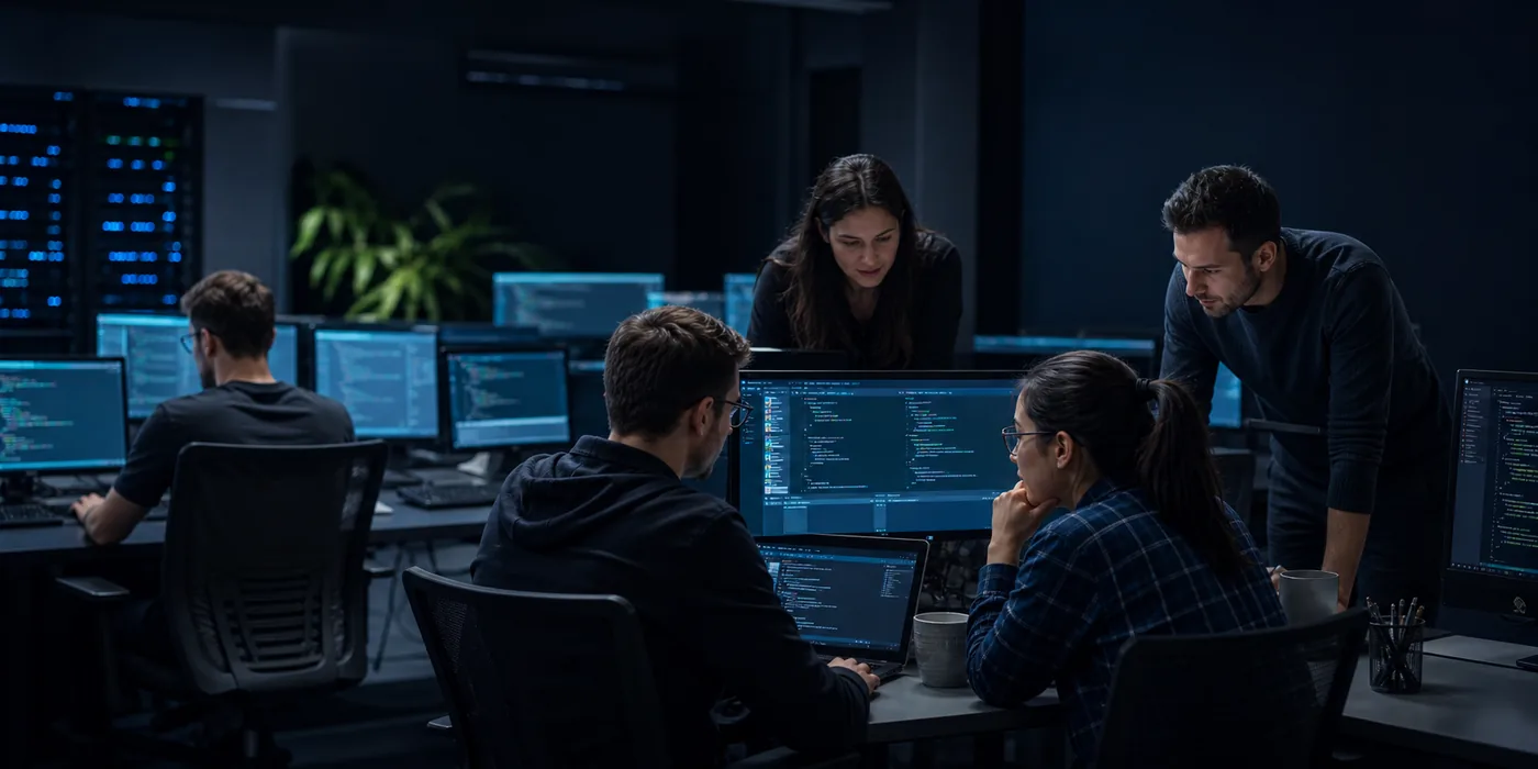 IM Host team in a modern office