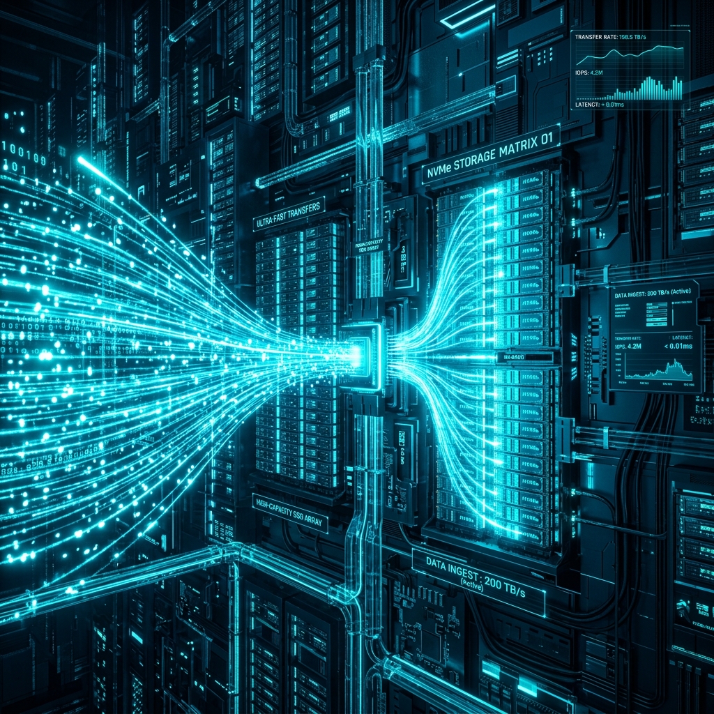تخزين NVMe فائق السرعة